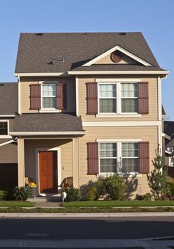 Family home new construction in Willsonville Oregon.