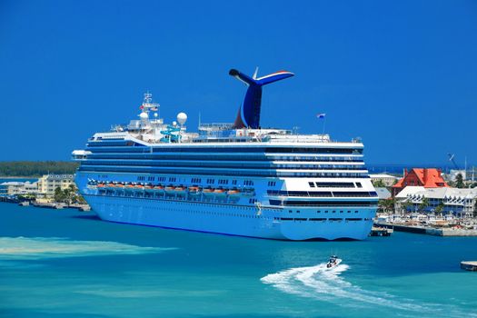 Vacation day in Key west , with funny ship .