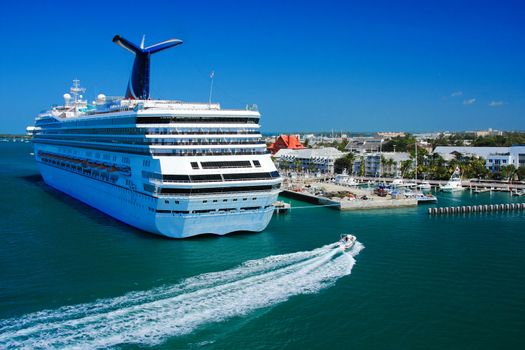 Vacation day in Key west , with funny ship .