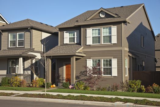 Family home new construction in Wilsonville Oregon.