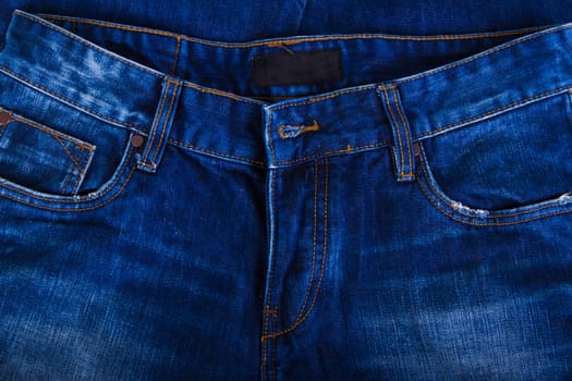 Jeans pocket in close up - Stock Images