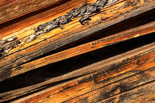 Wooden cracked textured material background