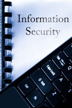 Information security with computer keyboard