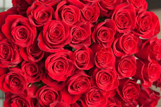 bouquet of natural roses background