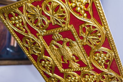 Greek Orthodox Holy Bible with golden cover 