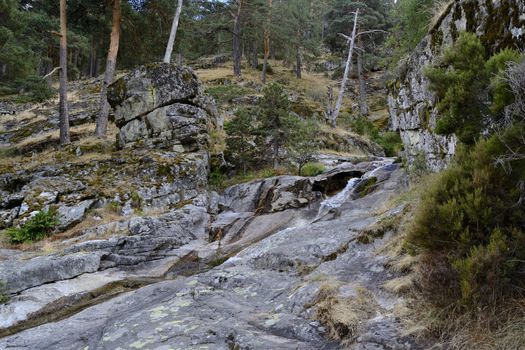 El chorro de Navafria, little mountain river