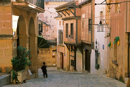 A purpose built place in Palma Majorca, to show various examples of Spanish architecture.