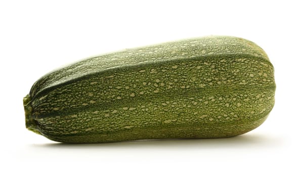 Green marrow on white background