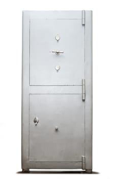 Lock box safe with two doors