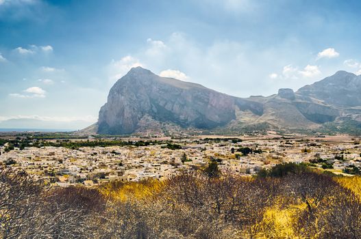 Panoramic View of San Vito Lo Capo, Sicily, Italy