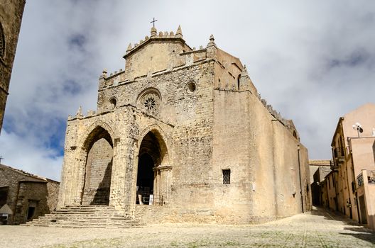Medieval Cathedral of Erice, Sicily, Italy, summer 2014