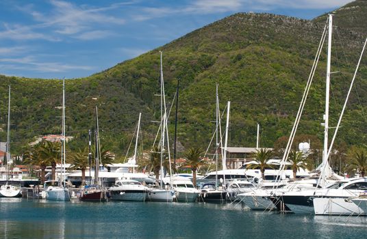 Yacht club in Montenegro