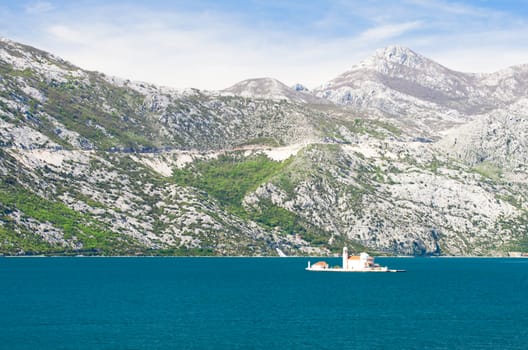 The Bay of Kotor view in spring