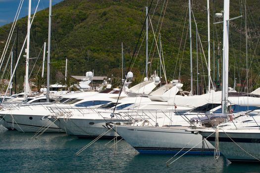 Yacht club in Montenegro