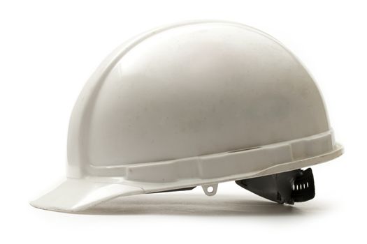 Working safety helmet on white 