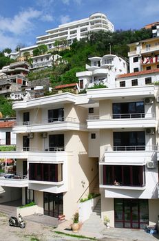 Hotel resort area in Montenegro