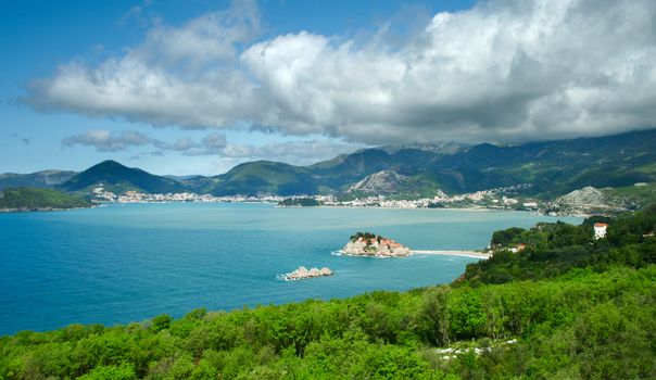 Sveti Stefan resort island in Montenegro