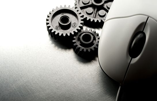 Mechanical ratchets and mouse in grey