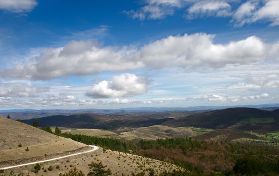 Mountain landscape in Serbia