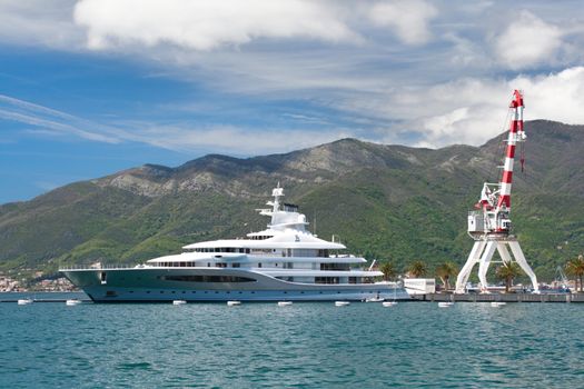Yacht club in Montenegro