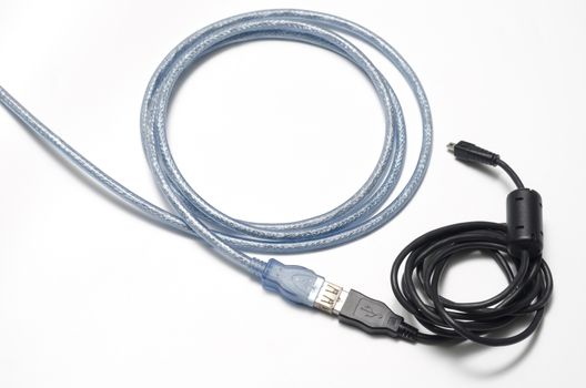 usb cable on a white background