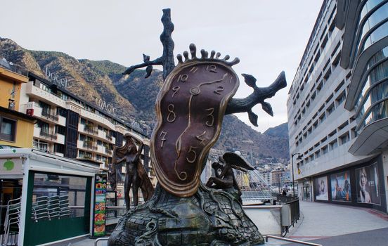 Watch of Dali, Andorra. Nice famouse monument.