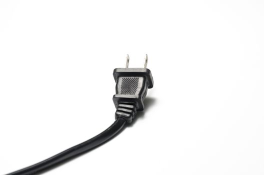 electric plug on a white background