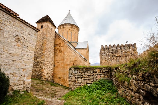 Medieval Fortress Ananuri located near Georgian Military Highway north of Mtskheta in Gorgia