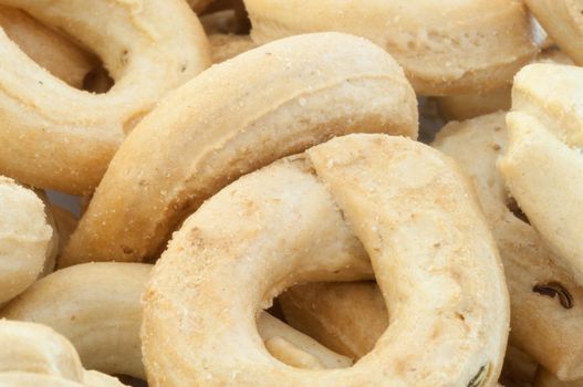 background of italian typical bagels