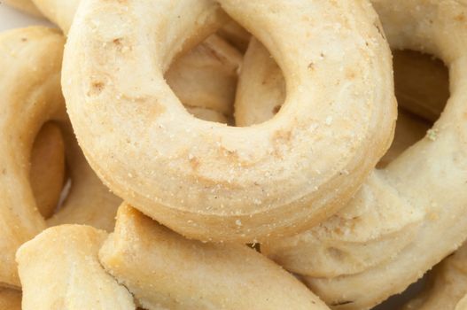 background of italian typical bagels
