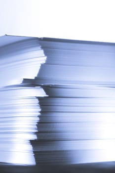 Stack of paper cards
