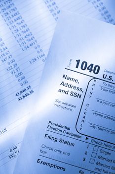 Tax form and operating budget 