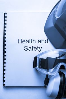 Register with goggles, earphones and helmet 