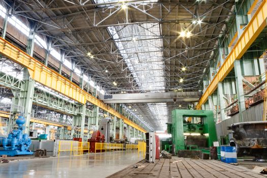 Machine shop of metallurgical works