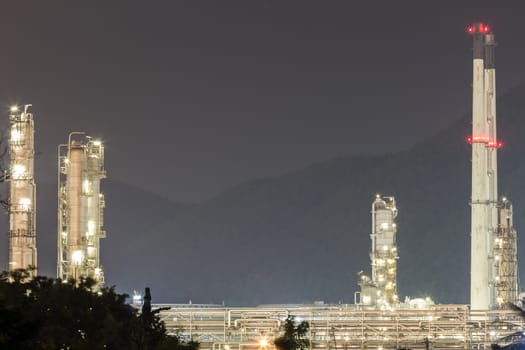 oil refinery plant, factory