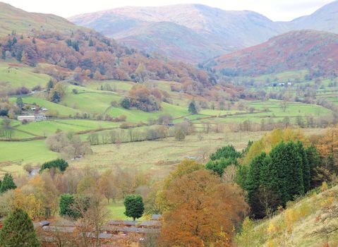 A beautiful image of the Troutbeck valley in the English Lake District.