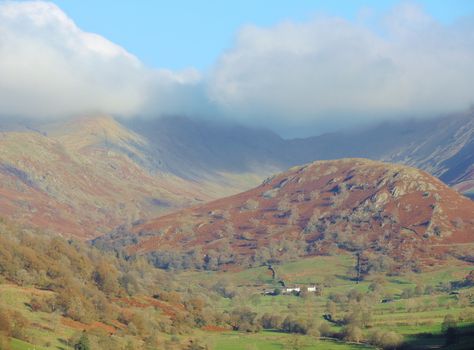 A beautiful image of the Troutbeck valley in the English Lake District.