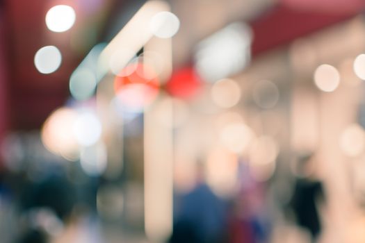 Abstract background of shopping mall, shallow depth of focus.