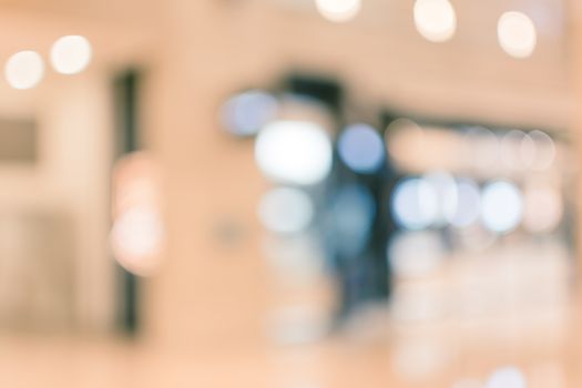 Abstract background of shopping mall, shallow depth of focus.