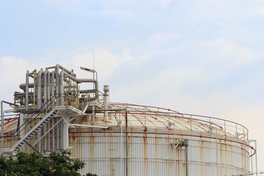 oil storage tank, industrial