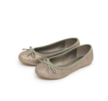 ballet shoes isolated on the white background