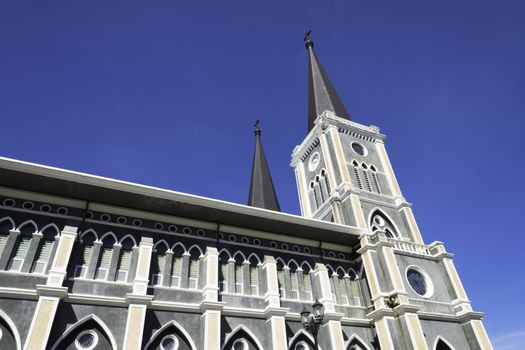 Beautiful Christian Church, Catholic Church, Jantaburi Province, Thailand