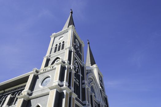 Beautiful Christian Church, Catholic Church, Jantaburi Province, Thailand