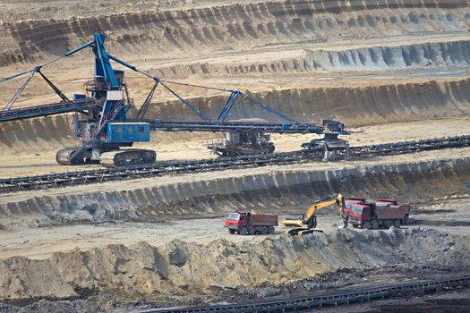 Open pit mining of coal