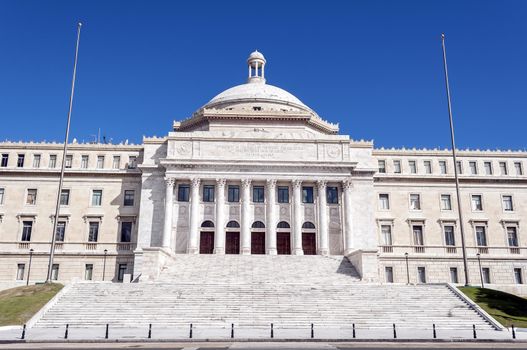 Capitol building in San Juan, Puerto Rico.