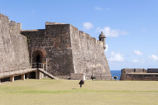 Castillo de San Cristobal, in Old San Juan, Puerto Rico.