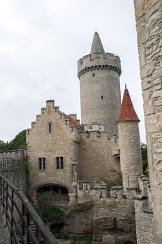 Medieval Kokorin castle in the Czech Republic.