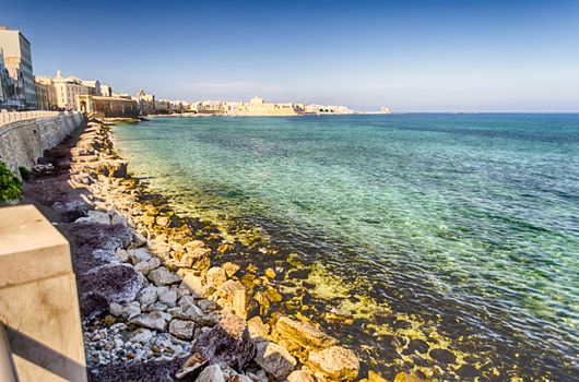 Seafront of Trapani, Sicily, Italy