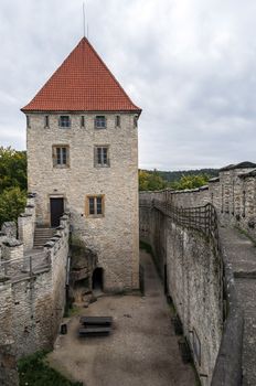 Medieval Kokorin castle in the Czech Republic.