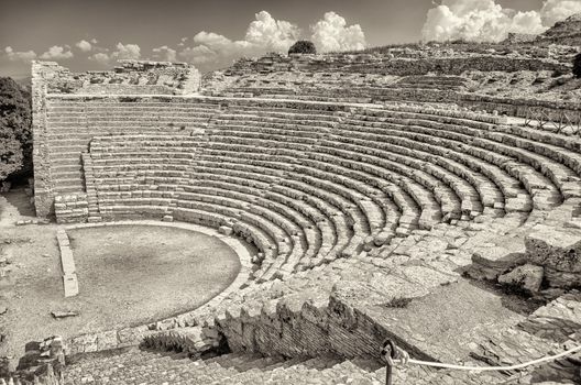 Greek Theatre of Segesta, Sicily, Italy, Summer 2014